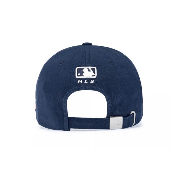 MLB New York Mets Navy Cap with Orange Logo - Picture 3 of 6